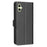 BINFEN COLOR BF32 For Samsung Galaxy A05 4G Case RFID Blocking Card Slots Leather Cover - Black - 7