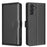 BINFEN COLOR BF32 For Samsung Galaxy A55 5G Case RFID Blocking Wallet Leather Stand Phone Cover - Black - 1