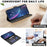 BINFEN COLOR BF32 For Samsung Galaxy A55 5G Case RFID Blocking Wallet Leather Stand Phone Cover - Black - 3