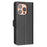 BINFEN COLOR BF32 For iPhone 15 Pro Max Case Litchi Texture RFID Blocking Leather Phone Cover - Black - 7