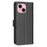 BINFEN COLOR BF32 For iPhone 15 Cell Phone Case Magnetic Clasp RFID Blocking Wallet Leather Cover - Black - 7