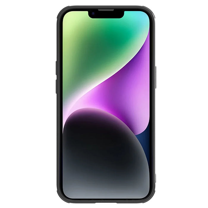 NILLKIN For iPhone 14 Plus Carbon Fiber Phone Case Anti-drop PC + TPU Cover with Slide Camera Protection - 2