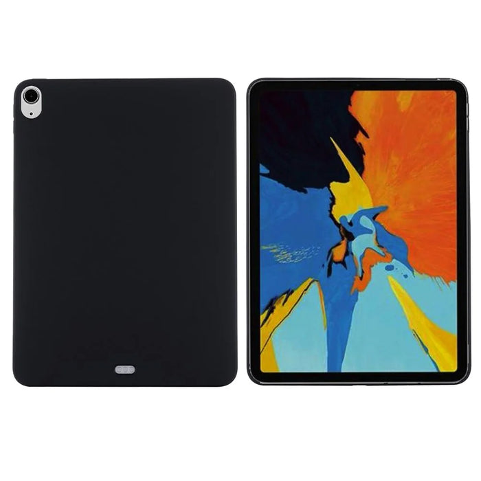 For iPad Air 13 (2026) / (2025) / (2024) Case Liquid Silicone Scratch Resistant Tablet Cover - Black - 6