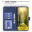 BINFEN COLOR For iPhone 16 Phone Cases Wallet Stand Geometry Imprint Leather Cover - Blue - 2