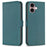 BINFEN COLOR BF31 For iPhone 16 Case Wallet Leather Flip Phone Cover - Green - 1