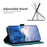 BINFEN COLOR BF31 For iPhone 16 Case Wallet Leather Flip Phone Cover - Green - 3