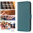 BINFEN COLOR BF31 For iPhone 16 Case Wallet Leather Flip Phone Cover - Green - 5