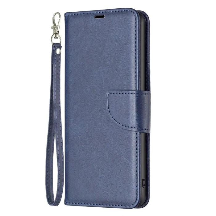 For Samsung Galaxy S24 FE Case Shockproof Leather Stand Wallet Mobile Phone Cover - Blue - 4