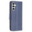 For Samsung Galaxy S24 FE Case Shockproof Leather Stand Wallet Mobile Phone Cover - Blue - 5