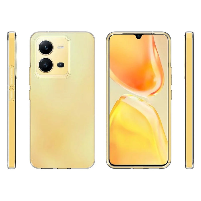 10Pcs / Pack Inner Watermark-Free Phone Cover for vivo V25 5G, Crystal Clear Well-protected Soft TPU Case - 7