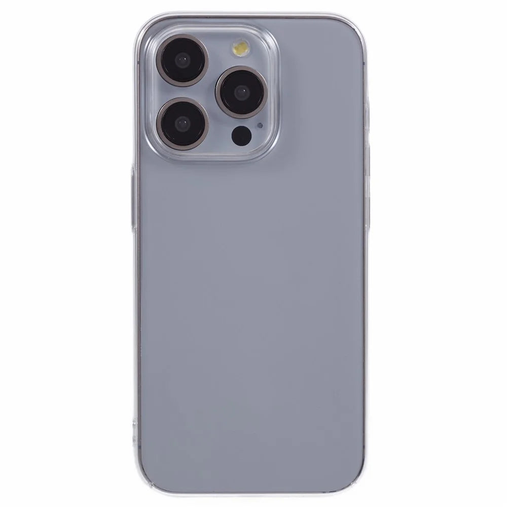 For iPhone 14 Pro Clear Case Hard PC Phone Cover Shockproof Protection (Precise Lens Cutouts) - 3