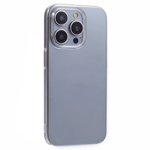 For iPhone 14 Pro Max Case Clear PC Hard Phone Cover (Precise Lens Cutouts) - 1