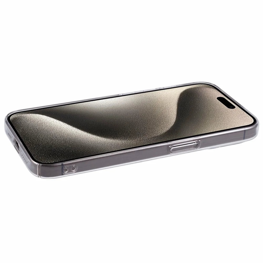 For iPhone 15 Pro Max Case Hard PC Transparent Phone Cover (Precise Lens Cutouts) - 5
