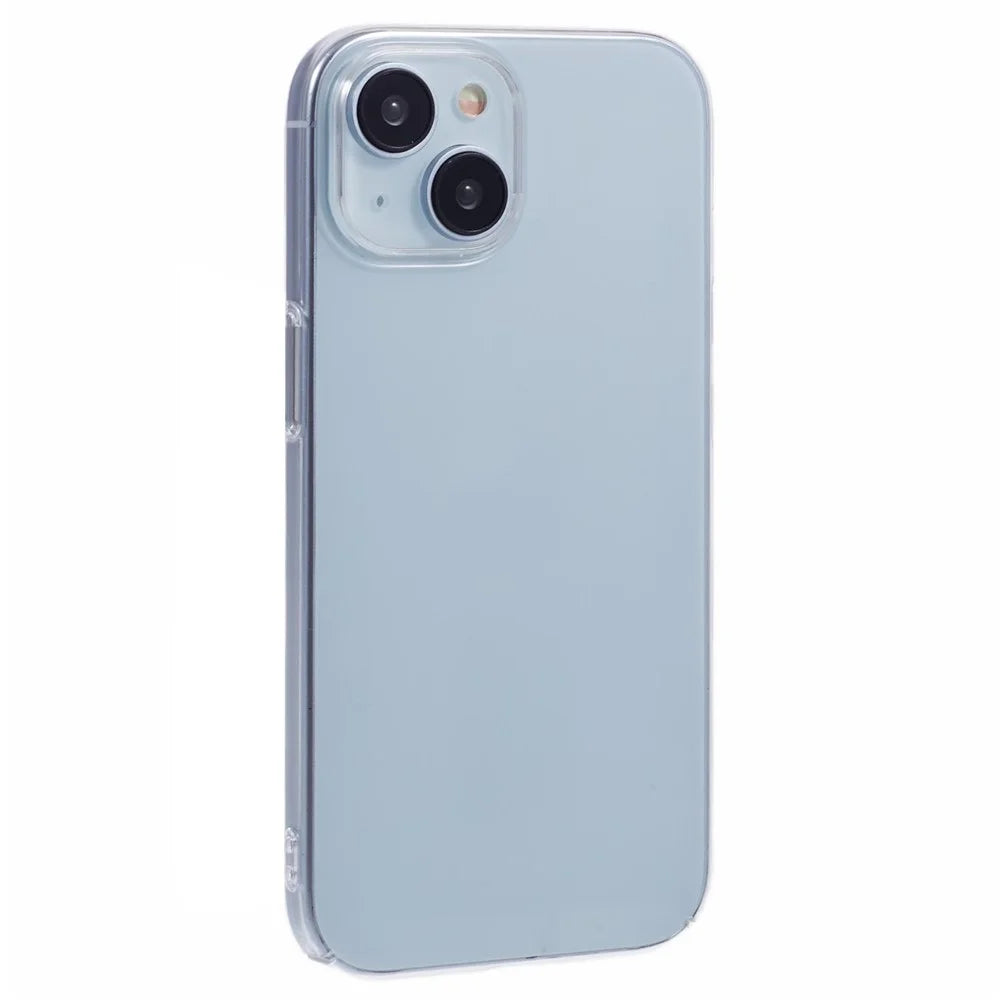 For iPhone 15 Plus Case Clear PC Shockproof Phone Cover - 1