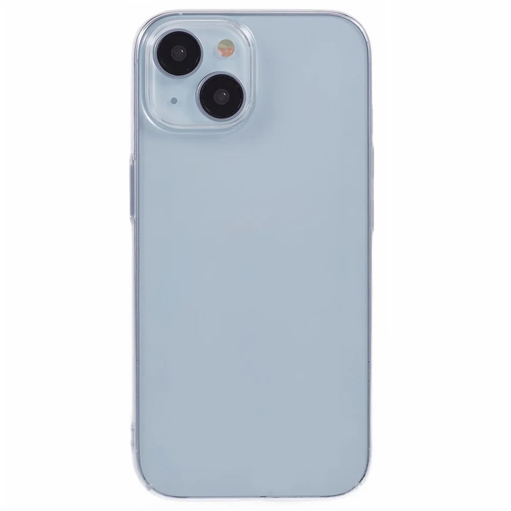 For iPhone 15 Plus Case Clear PC Shockproof Phone Cover - 3