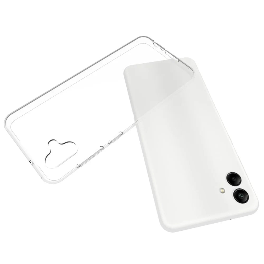 10Pcs / Pack For Samsung Galaxy A04 4G (164.4 x 76.3 x 9.1 mm) Soft TPU Inner Anti-Watermark Case Transparent Anti-drop Phone Cover - 2