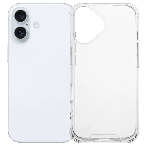 For iPhone 16 Case Acrylic+TPU Phone Case Four Corner Reinforced - 1