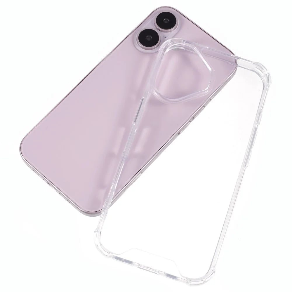 For iPhone 16 Case Acrylic+TPU Phone Case Four Corner Reinforced - 3