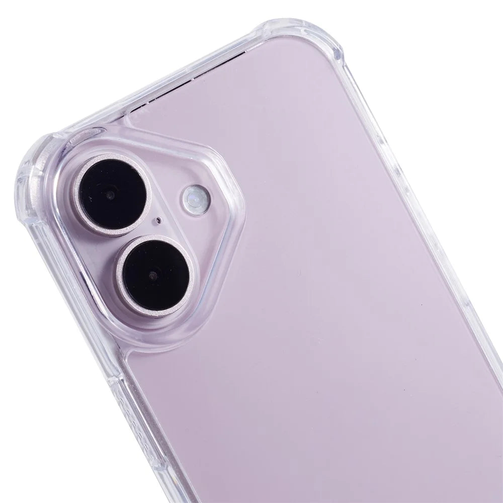 For iPhone 16 Case Acrylic+TPU Phone Case Four Corner Reinforced - 4