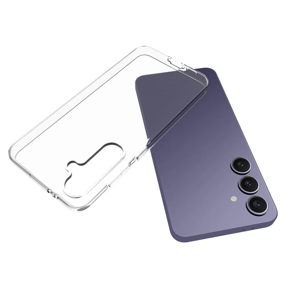 10Pcs / Pack For Samsung Galaxy S24 FE Case Transparent TPU Watermark-Free Phone Cover - 4