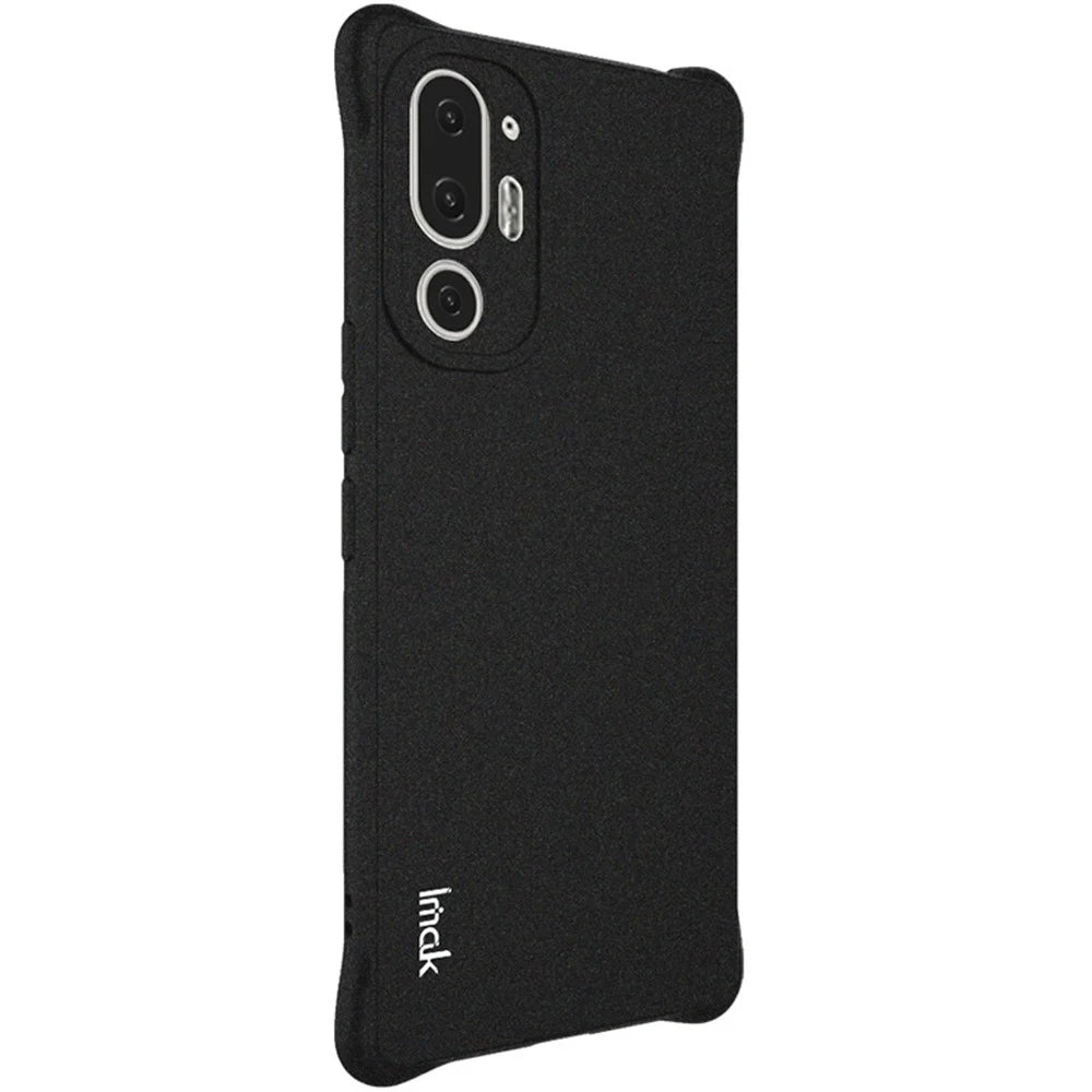 IMAK For HTC U24 Pro 5G Case Four Corners Airbag Soft TPU Phone Cover - Black - 3