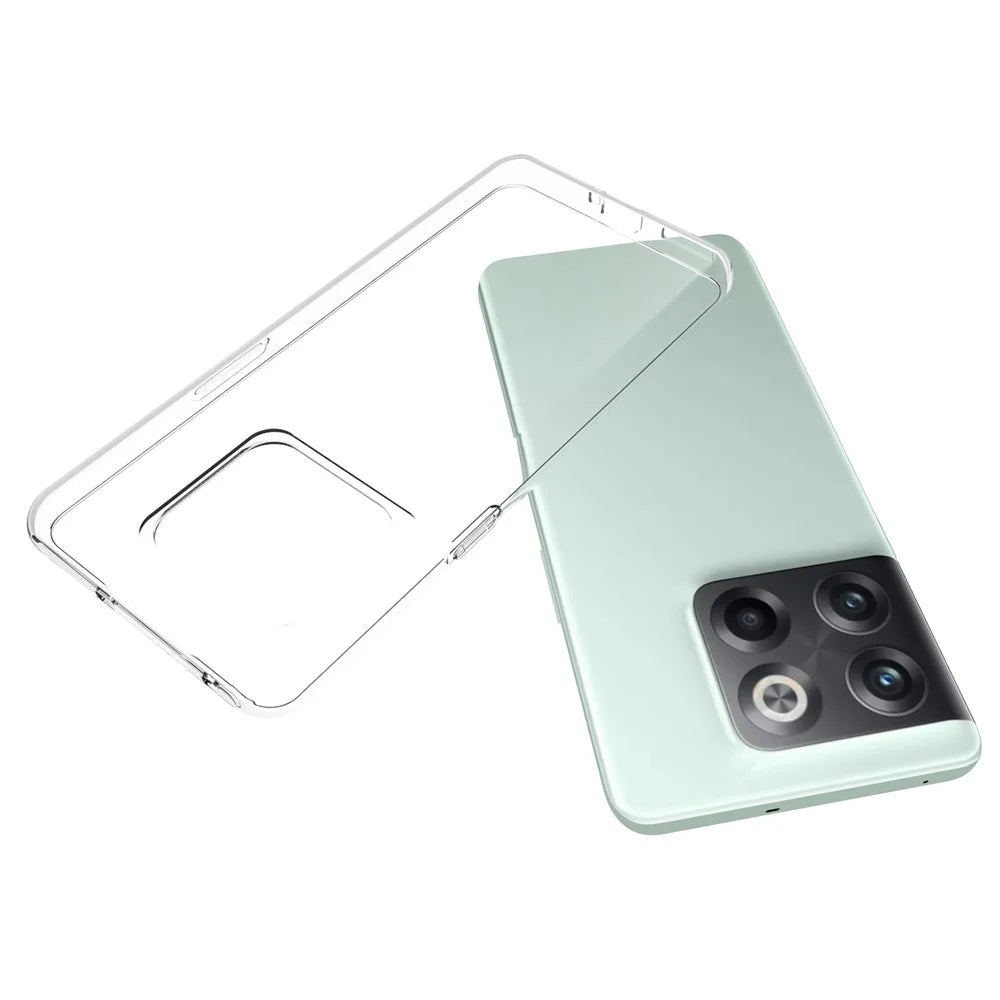 10Pcs / Pack For OnePlus 10T 5G / Ace Pro 5G Anti-scratch Crystal Clear TPU Case Inner Watermark-Free Phone Cover - 2