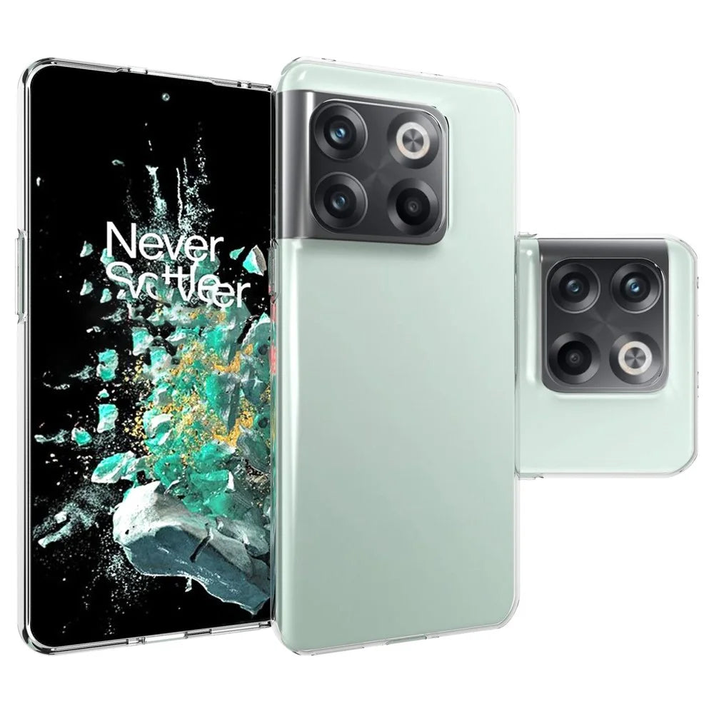 10Pcs / Pack For OnePlus 10T 5G / Ace Pro 5G Anti-scratch Crystal Clear TPU Case Inner Watermark-Free Phone Cover - 5