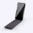 MELKCO For iPhone 16 Plus Case Compatible with MagSafe Vertical Flip Genuine Cow Leather + PC Phone Cover - Black - 2