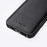 MELKCO For iPhone 16 Plus Case Compatible with MagSafe Vertical Flip Genuine Cow Leather + PC Phone Cover - Black - 3