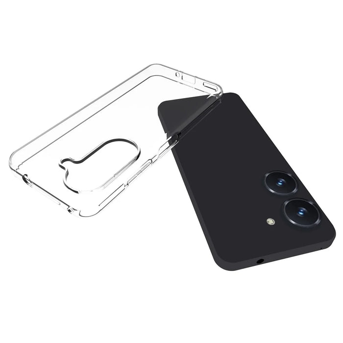 10Pcs / Pack For Asus Zenfone 9 5G Transparent TPU Phone Case Shockproof Precise Cutouts Inner Watermark-Free Phone Cover - 2