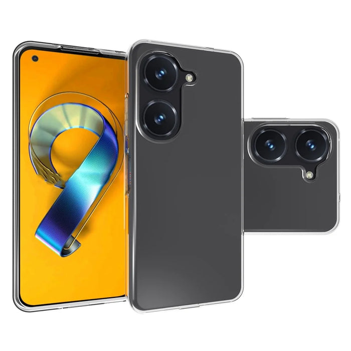 10Pcs / Pack For Asus Zenfone 9 5G Transparent TPU Phone Case Shockproof Precise Cutouts Inner Watermark-Free Phone Cover - 5