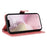 For iPhone 17e / 16e Case Wallet Leather Flip Phone Cover with Hand Strap - Rose Gold - 3