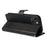 For iPhone 13 Case PU Leather Wallet Card Slots Protective Phone Cover - Black - 4