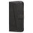 For iPhone 13 Case PU Leather Wallet Card Slots Protective Phone Cover - Black - 6