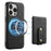 DENIOR D14 For iPhone 16 Pro Magnetic Case Detachable Card Holder Kickstand Phone Cover - Black - 1