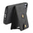 DENIOR D14 For iPhone 16 Plus Case Compatible with MagSafe Card Bag Leather Back Phone Cover - Black - 5