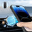 DENIOR D13 For iPhone 16 Magnetic Case Leather+PC+TPU Phone Cover Card Holder Kickstand - Black - 6