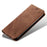 For Realme Note 60x 4G / C63 4G / C61 4G Case Jeans Cloth Texture Leather Wallet Phone Cover Flip Stand - Coffee - 4