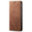 For Realme Note 60x 4G / C63 4G / C61 4G Case Jeans Cloth Texture Leather Wallet Phone Cover Flip Stand - Coffee - 5