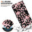 For iPhone 16 Plus Wallet Case Pattern Print Leather Phone Cover - Plum Blossom - 4