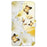 For iPhone 16 Stand Case Pattern Print Leather Wallet Phone Cover - Gold Butterfly Flower - 7