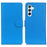 For Samsung Galaxy S24 FE Case Litchi Texture Leather Phone Cover - Blue - 1