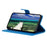 For Samsung Galaxy S24 FE Case Litchi Texture Leather Phone Cover - Blue - 3