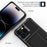 For iPhone 14 Pro ZM02 Reinforced Corner Phone Case Card Slot PU Leather + TPU Drop-proof Back Cover - 6