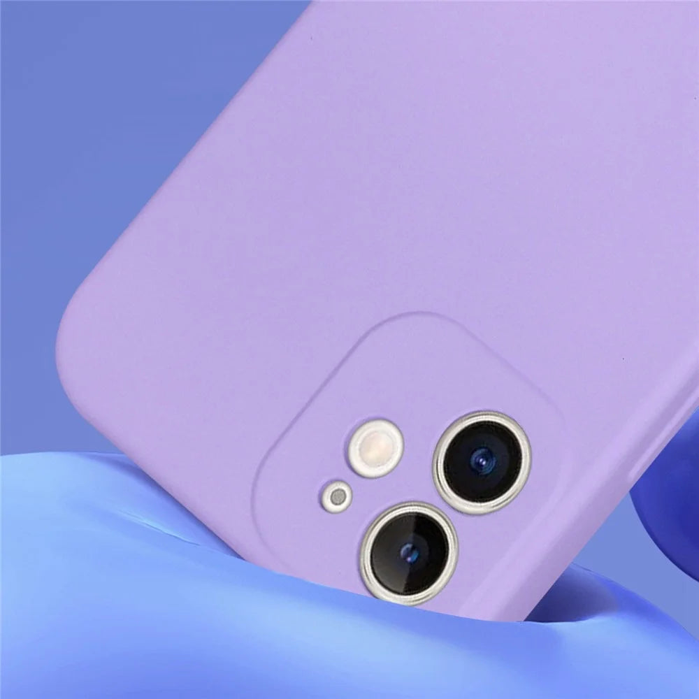 For iPhone 11 6.1 inch Shockproof Cases 2.2mm TPU +Soft Lining Phone Cover Protective Slim Case - Black - 5