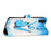 For Samsung Galaxy S24 FE Case 3D Pattern Printed Leather Phone Cover Card Holder - Three Butterflies - 3