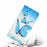 For Samsung Galaxy S24 FE Case 3D Pattern Printed Leather Phone Cover Card Holder - Three Butterflies - 4