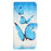 For Samsung Galaxy S24 FE Case 3D Pattern Printed Leather Phone Cover Card Holder - Three Butterflies - 5