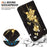 For TECNO Camon 30 Premier 5G Stand Wallet Case Pattern Print Leather Phone Cover - Gold Butterfly Rose - 4