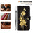For TECNO Camon 30 Premier 5G Stand Wallet Case Pattern Print Leather Phone Cover - Gold Butterfly Rose - 6